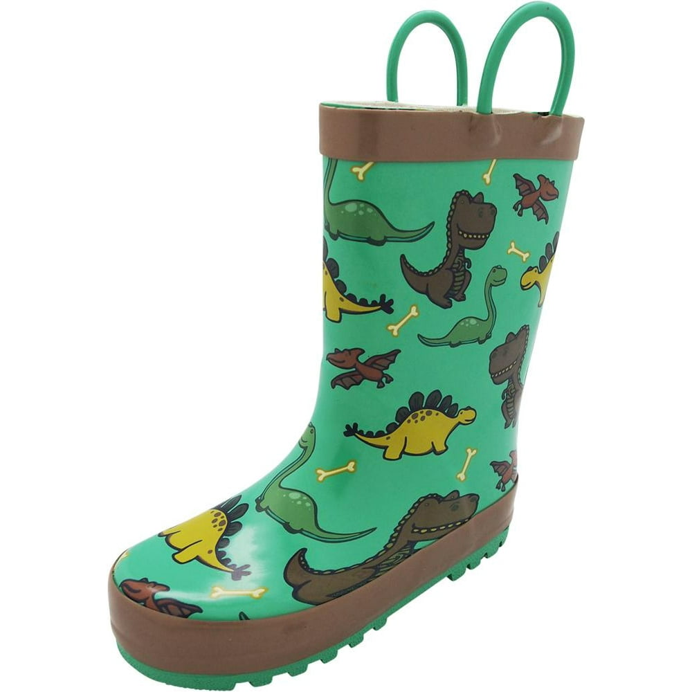 NORTY - Norty Waterproof Rubber Rain Boots for Kids - Boys & Girls ...