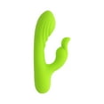 thumbnail image 2 of Evolved Brat Bunny Rechargeable Silicone Rabbit Vibrator, Green, 2 of 10