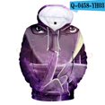 thumbnail image 1 of Hot Anime Naruto Sweatshirt 3D Allover Printed Boys Hoodies Uchiha Sasuke Pullovers Tops Men Clothing Drop ShippingXS Adult (40-45kg) Gao Jinjia LED, 1 of 2