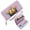 Purple, variant on GEEAD Zipper Card Bag with ID Window Credit Card Holder for Women Vibrant Colors Beer Soccer Daily Commute Essential Eyecatching Accessory