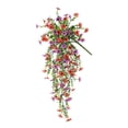 thumbnail image 2 of Cyenie Artificial Hanging Flowers Plants for Outdoor Spring Decoration Daisy with Leaves Look Real for Outside Home Indoor Planter Porch Patio Balcony Yard Decor, 75*30 B, 2 of 9