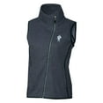 thumbnail image 2 of Women's Cutter & Buck Heather Navy Houston Oilers Throwback Logo Mainsail Full-Zip Vest, 2 of 3