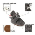 thumbnail image 5 of Meckior Baby Girls Boys Cotton Boots Newborn Winter Cozy Fleece Booties Infant Socks Shoes for 3-18 Months, 5 of 7