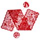 thumbnail image 2 of Paquete de 5 juegos de decoraciones para el día de San Valentín, camino de mesa y manteles individuales con corazón rojo de encaje, decoración del día de San Valentín para el hogar, boda, fiesta de aniversario, 2 of 7