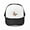 Black/White, variant on - Squirrel Red Boot - Adjustable Unisex Printed Trucker Hat with Mesh Back