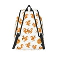 thumbnail image 2 of Lsque Squirrel Playing Pattern Canvas Daypack, Durable Backpack, High-quality Versatile Backpack,Vintage Compact Backpack-Medium, 2 of 6