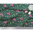 thumbnail image 3 of Soimoi Cotton Cambric Fabric Leaves & Floral Artistic Decor Fabric Printed Yard 56 Inch Wide, 3 of 3