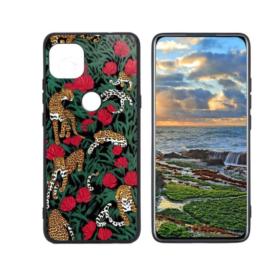 Compatible with Motorola G 5G Phone Case, Leopard-Protective Case Men Women, Flexible Silicone Shockproof Case for Motorola G 5G
