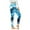 Dark Blue 3, variant on Kaemgyyd Leggings for Women Trendy High Waisted Butt Lift Yoga Pants Casual Slimming Tie-Dye Workout Tights