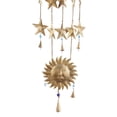 thumbnail image 4 of DecMode Gold Eclectic Metal Moon and Sun Windchime Bell with Multi-Colored Beads, 9"L x 39"H,, 4 of 8