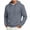 Dark Gray, variant on Delconic Mens Fleece Lined Pullover Hoodie Casual Long Sleeve Drawstring Hooded Sweatshirt with Kangaroo Pocket Regular Fit Black L