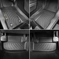 thumbnail image 4 of orealtrend Black Floor Mats Liners Replacement for Mustang 2015-2025 Heavy Duty All Weather Guard Front Rear Auto Carpet-Custom Fit-Tough/Durable/Odorless, 4 of 4
