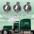 thumbnail image 2 of Set of 3 A/C Heater Control Knob Fit for Peterbilt 357 1987-1996 367 2008-2009, 2 of 11