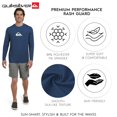 thumbnail image 3 of Camiseta de Protección Solar Quiksilver Manga Larga UPF 50 Azul Ensign Talla L, 3 of 7