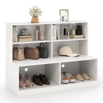 Novogratz Cache 2 Door Locker Style Metal Shoe Storage Cabinet
