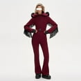 thumbnail image 2 of Women’s Warm Ski Jumpsuit, One-Piece Snow Suit for Outdoor Winter Activities, Insulated Casual Snowsuit with Windproof Design for Cold Weather, 2 of 3