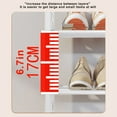 thumbnail image 4 of Shoe Rack under $5! kkbbma 4 Tier Small Shoe Rack, Narrow Stackable Shoe Shelf, Lightweight Shoe Rack Stand for Closet Dorm Storage Organizer, Front Door Entrance, Entryway, 4 of 9