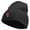 Black, variant on Clef Guitar Pick Embroidered 8 inch Acrylic Short beanie - Red OSFM