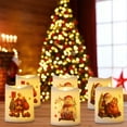 thumbnail image 3 of Christmas Candles, Holiday Candle Set, 6pc Christmas Candle Set with Santa Claus Snowman and Tree Designs, Decorative Small Candles for Festive Ambience and Romantic Home Decor, 3 of 6