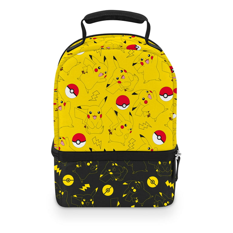 Thermos Kids Insulated Dual Compartment Lunch Bag, Pokemon 