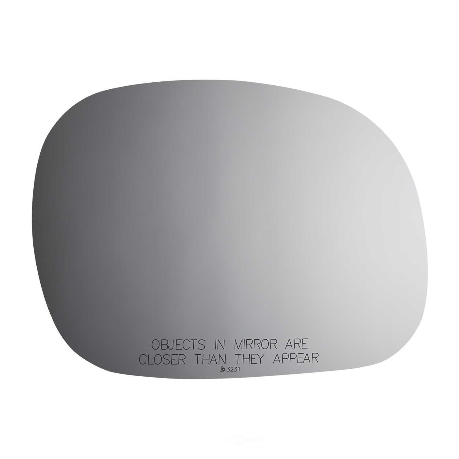 Burco Side View Mirror Replacement Glass - Clear Glass - 3231