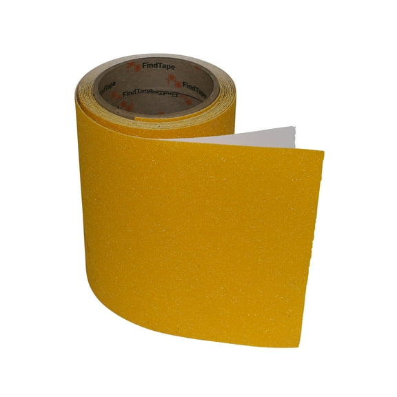 FindTape AST-35 Premium Anti-Slip Non-Skid Tape [Colors, 60 grit]: 6 in. x 10 ft. (Yellow)