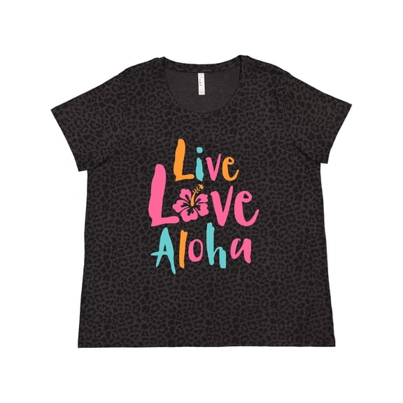 Inktastic Live Love Aloha Women's Plus Size T-Shirt