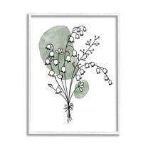 Stupell Industries Lily of the Valley Bundle Graphic Art White Framed Art Print Wall Art, Design by JJ Design House LLC