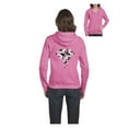 thumbnail image 1 of Womens Diamond Full-Zip Hooded Sweatshirt, 1 of 5