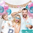 thumbnail image 3 of 48 Pcs Autocollants de Révélation de Genre Jeux Équipe Garçon et Équipe Fille Fournitures Parfaites pour Fête de Révélation de Genre Autocollants Garçon et Fille, 3 of 7