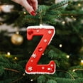 thumbnail image 3 of Darzheoy Personalized Christmas Tree Ornaments 26 Letters Alphabet Pendant for Xmas Tree Decor Home Party Custom Decorations, 3 of 4