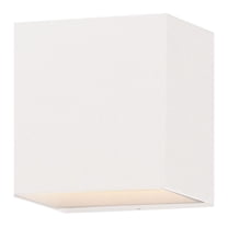 ET2 Lighting - Blok - 24W 2 LED Outdoor Wall Mount-6.25 Inches Tall and 6.25