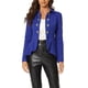 thumbnail image 1 of BLAZER GÓTICO PEPLUM ABIERTO CON CUELLO CAÍDO PARA MUJERES INSPIRAR CHIC L AZUL REAL, 1 of 6
