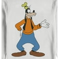 thumbnail image 2 of Men's Mickey & Friends Goofy Wave Sweatshirt White X Large, 2 of 4