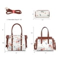 thumbnail image 4 of Set de monedero Montana West, bolso tipo cartera de piel para mujer, 4 of 9