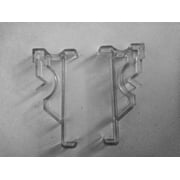 New 2.5 Inch Valance Clips for Window Blind Valance Clear Type (10 Pack)