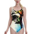thumbnail image 1 of Natural Source One Shoulder Ruffle Swimsuits Sexy One Piece Swimsuit Women Swimwear Monokini Nature Natural Source, 1 of 5