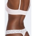 thumbnail image 5 of Joyspun Women's Lace Thong Panties, 3-Pack, Sizes XS-3XL, 5 of 10