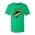 thumbnail image 2 of Wild Bobby, Ford Boss 302 Mustang Horse Power Retro, Cars and Trucks, Men Premium Tri Blend Tee, Envy, Small, 2 of 4