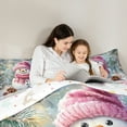 thumbnail image 5 of Castle Fairy 2-Piece Twin Size Comforter Set - Christmas Snowman Holiday Print, 5 of 8