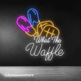 thumbnail image 3 of Glowneon What The Waffle Neon Sign, Waffle Neon Sign, Waffle Led Sign, 3 of 4