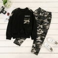 thumbnail image 5 of Gyratedream Fall Toddler Kids Big Boys Fashion Camouflage Outfit Set Long Sleeve Tops+Pants Active Tracksuit,10-11 Years, 5 of 6