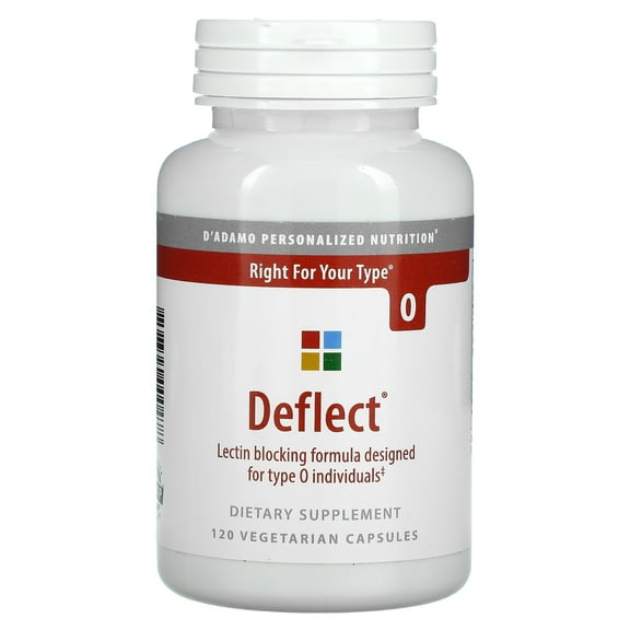 D'Adamo Personalized Nutrition - Deflect O - 120 Vegetarian Capsules