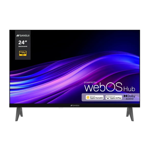SANSUI SMX24VAHW TV 24 HD Smart TV, WiFi Sistema Operativo WebOS Series 2024 (24 HD)