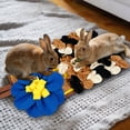 thumbnail image 4 of MKHSQHDG Today's Deals Interactive Feeding Snuffle Mat for Small Animals Shaped Foraging Mat for Rabbits Pigs Hedgehogs & Small Dogs Stimulates Natural Foraging Instincts, 4 of 6