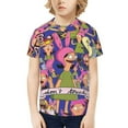 thumbnail image 2 of Bob'S Burgers Boys Girls 3d Graphic Printed T-Shirt Crewneck Short Sleeve Tees, 2 of 6