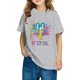 thumbnail image 4 of Xihbxyly Camiseta para Niño Pequeño, Bonito Diseño de 100 Días de Colegio, Tejido Suave y Transpirable, Cuello Redondo Moderno, Ideal para Conjuntos de Verano, Citas de Juego y Eventos Escolares, Dis, 4 of 6