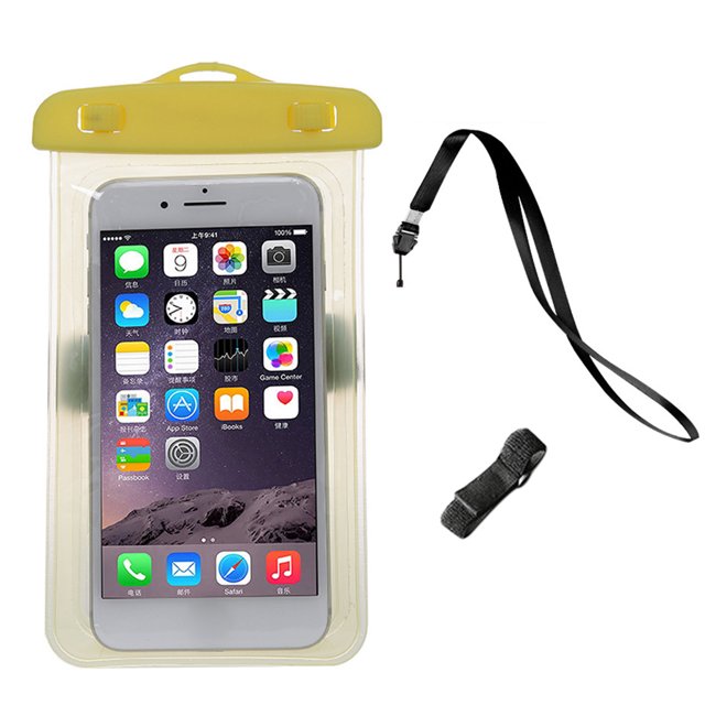 CSChome Phone Pouch 1 Set Phone Dry Touchscreen Scratch Waterproof Shockproof PVC Beach Camping Waterproof Phone Water Sports Phone