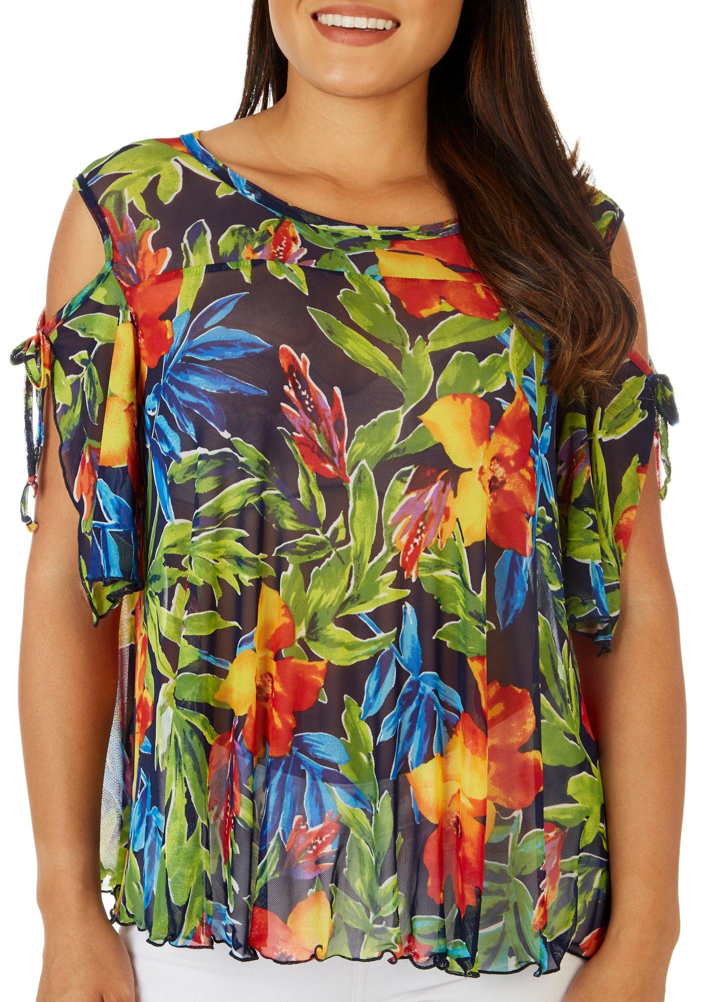 Cha Cha Vente Womens Cold Shoulder Tied 