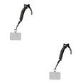 thumbnail image 3 of sweethay Cuerdas colgantes para teléfono móvil, mosquetón de Metal desmontable, cordones para el cuello, correa para cordón, accesorio para Negro 2piezas, 3 of 6